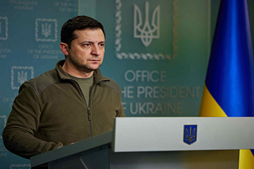 Ukraine's Zelensky asks citizens to resist and Europe for help